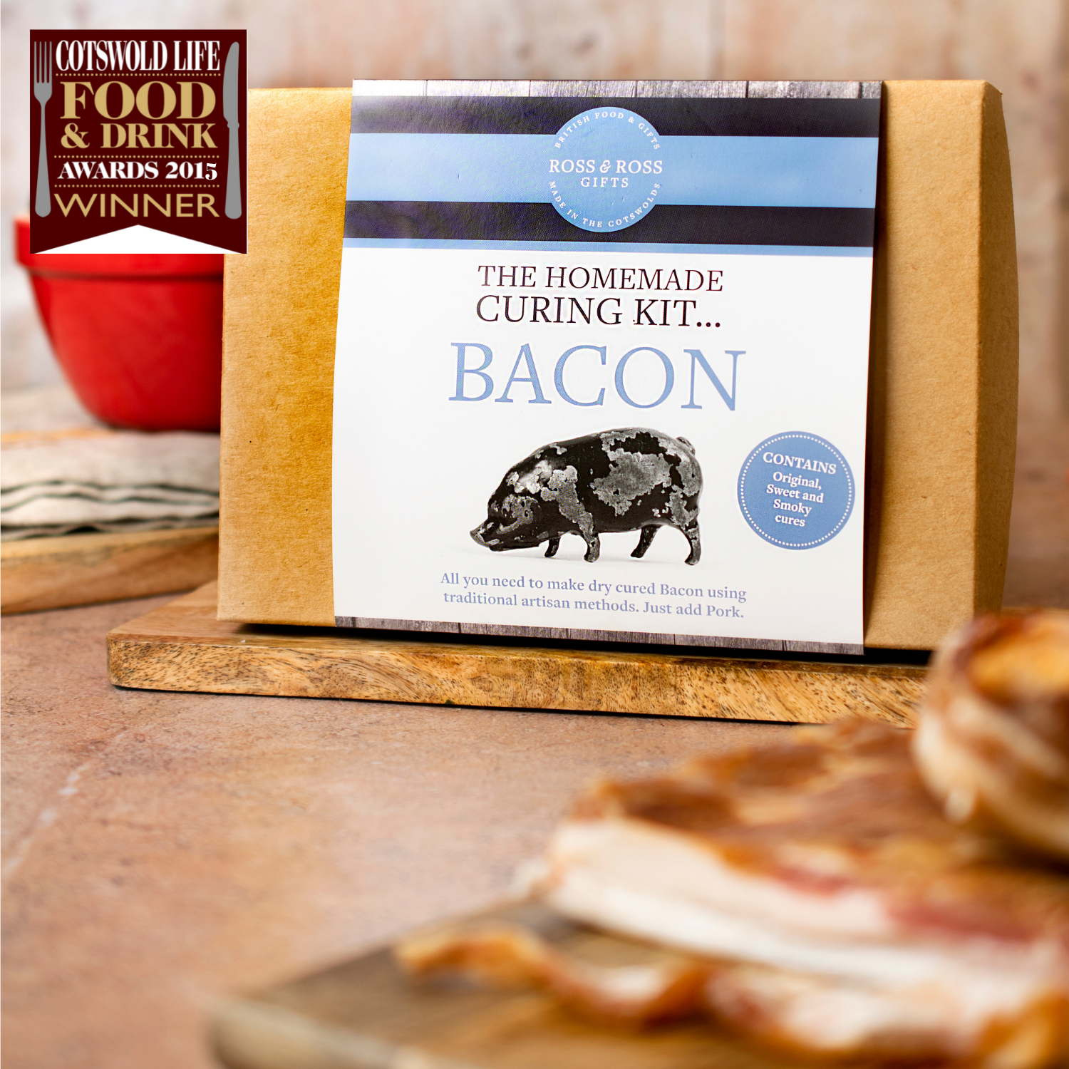 Cure your own bacon at home with our Homemade Curing Kits
