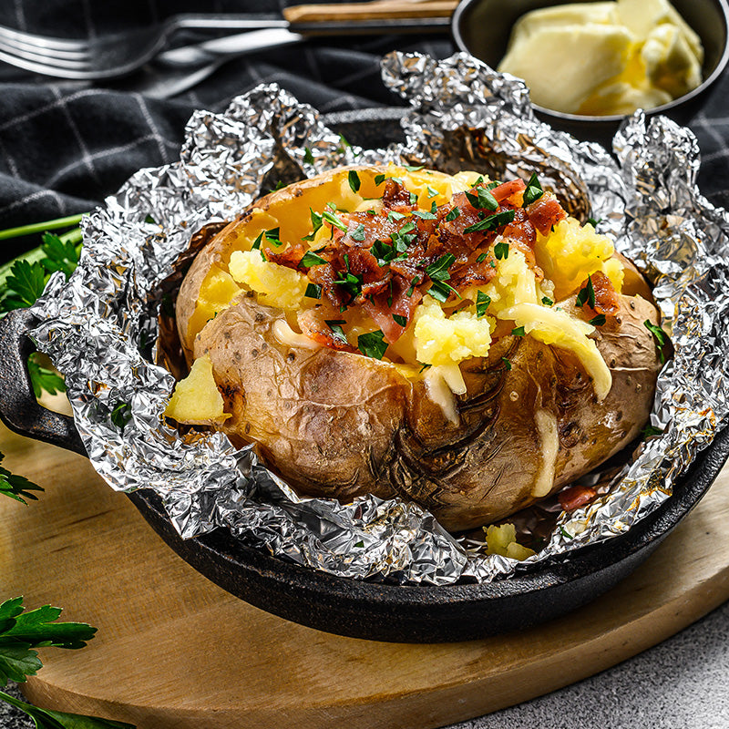 Bangin' Bonfire Bacon Potatoes