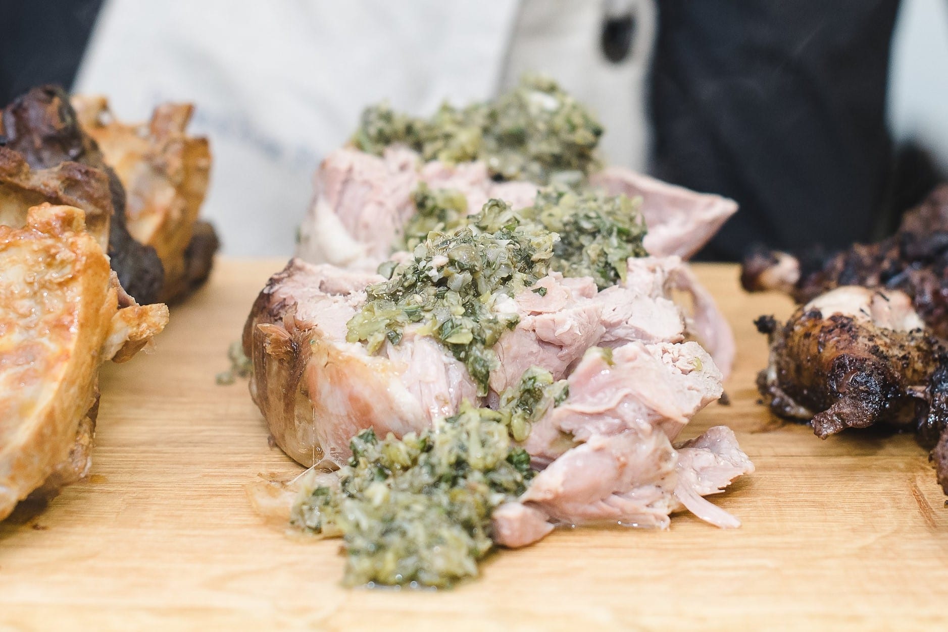 Slow-cooked Lamb with Salsa Verde