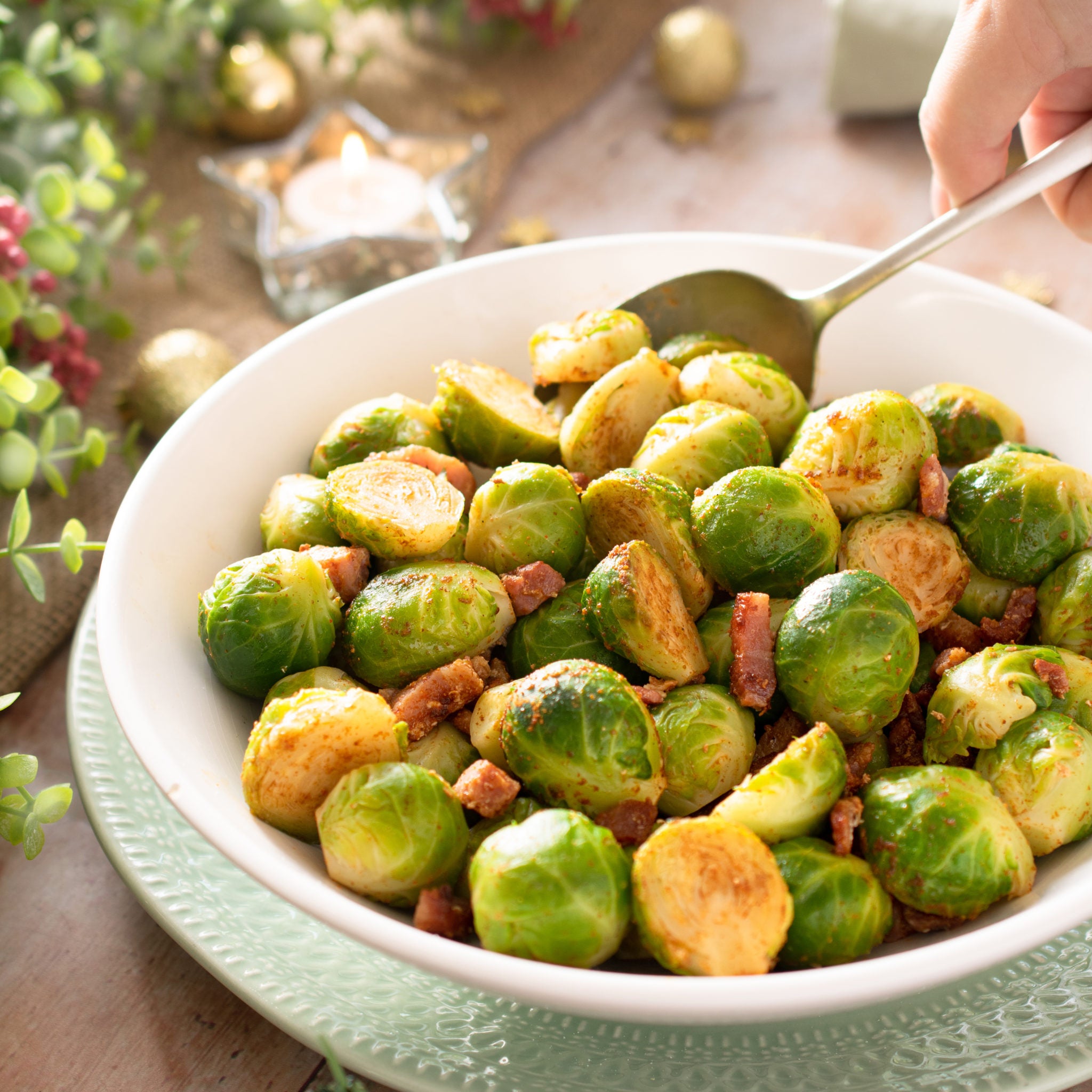 Christmas Brussels Sprouts