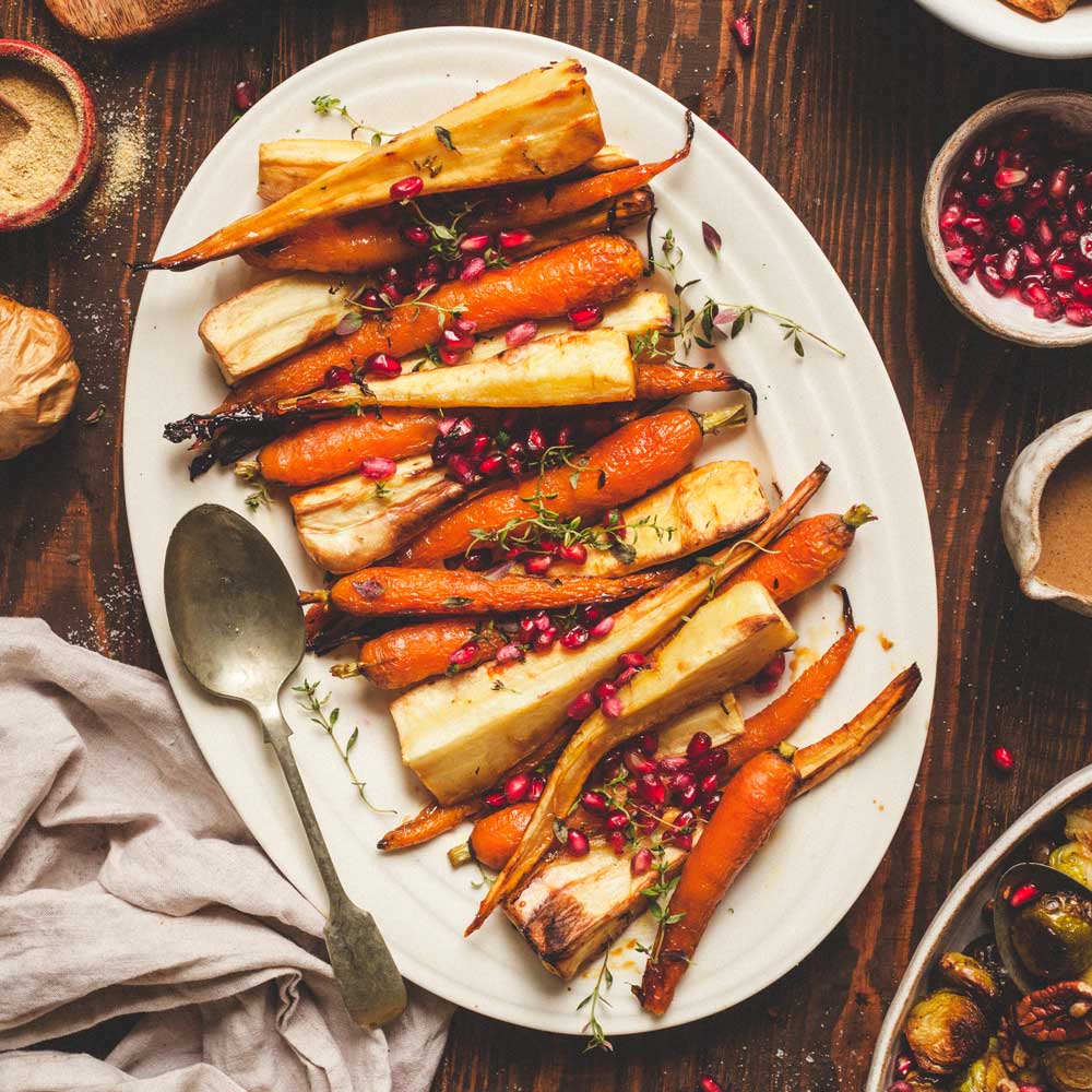 Maple Roasted Carrots & Parsnips