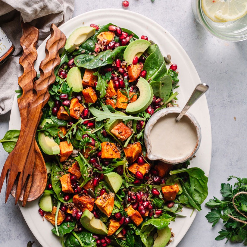 Roasted Sweet Potato & Quinoa Salad